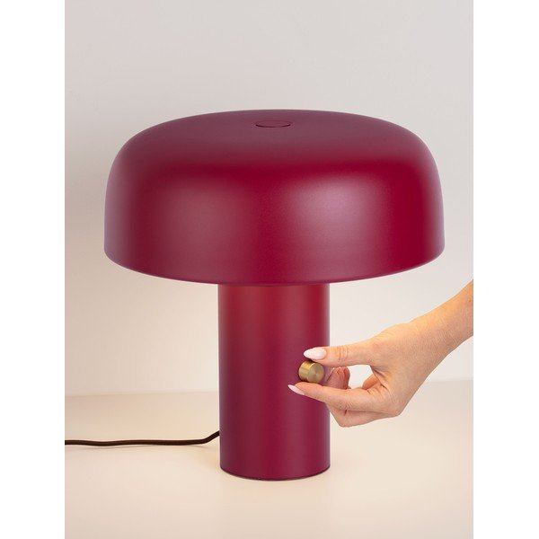 Bordo spalvos iš metalo stalinis šviestuvas LED su pritemdymo funkcija (aukštis 31 cm) Noelia – Nova Luce-image-1