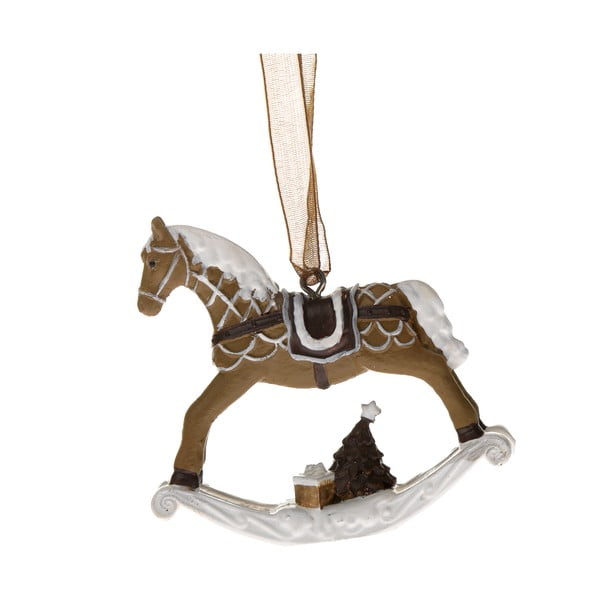 Iš polirezino eglutės papuošimas Horse – Dakls