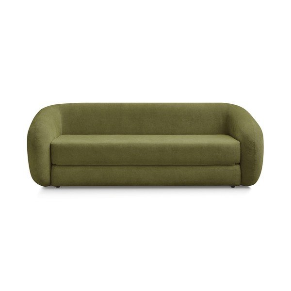Žalios spalvos sulankstoma sofa iš šenilinio audinio 228 cm Neyo – Bobochic Paris