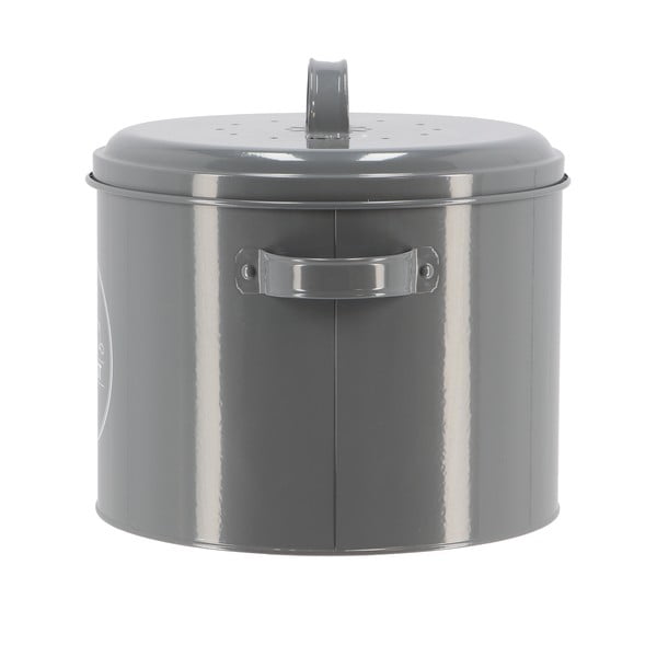 Maisto atliekų šiukšliadėžė pilkos spalvos 6,3 l Secret Du Potager – Esschert Design-image-3