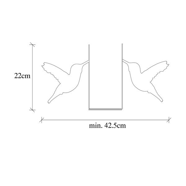 Knygų laikiklis Birds - Mioli Decor-image-2