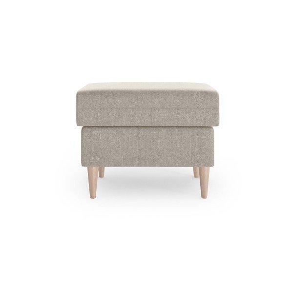 Smėlio spalvos pufas Mazzini Sofas Aubrieta, 60 x 45 cm-image-2