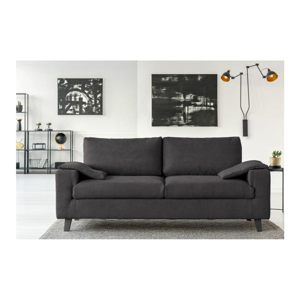 Tamsiai pilka trivietė sofa Cosmopolitan design Munich-image-3
