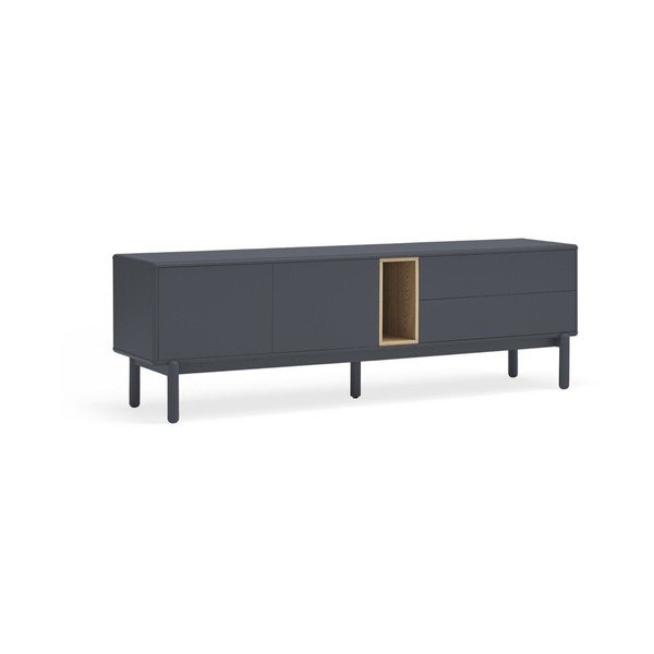 Tamsiai pilkas TV staliukas 180x56 cm Corvo - Teulat-image-1