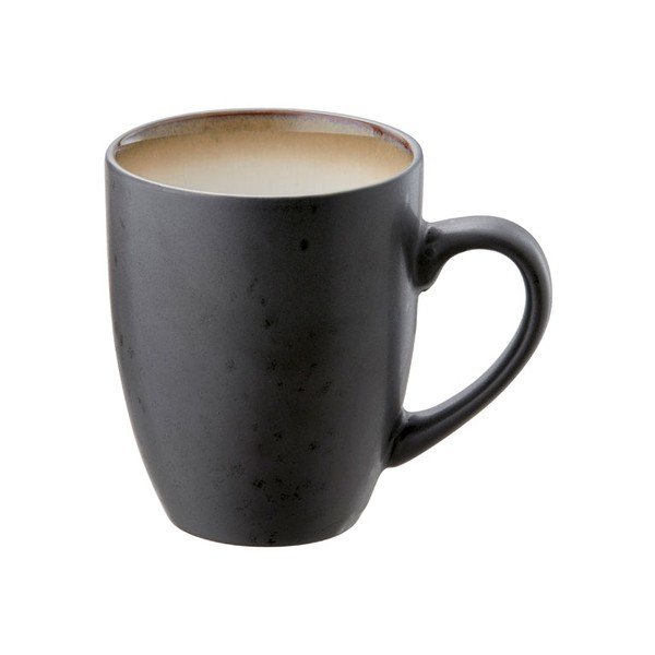 Juodos spalvos iš keramikos puodeliai 4 vnt. 300 ml Gastro Black/Mix – Bitz-image-4