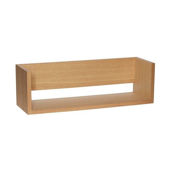 Natūralios spalvos sieninė lentyna iš ąžuolo 64 cm Gap – Hübsch