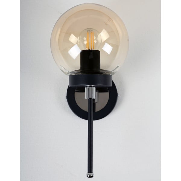 Sieninė lempa ochros spalvos/juodos spalvos ø 15 cm Tokyo – Squid Lighting