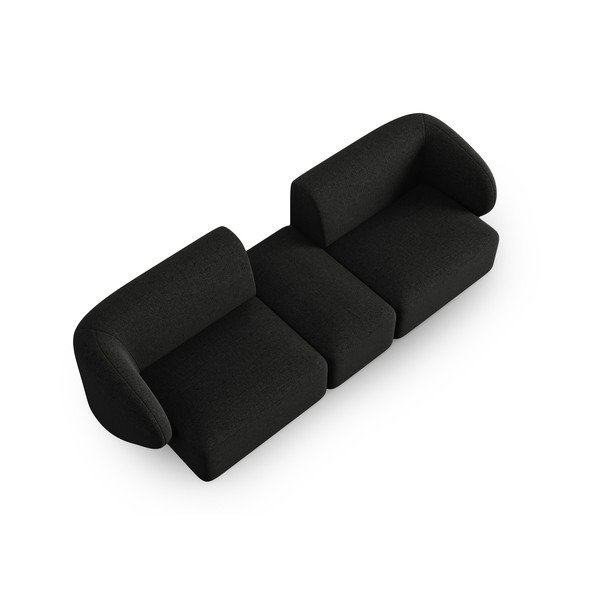 Sofa juodos spalvos 239 cm Shane – Micadoni Home-image-3