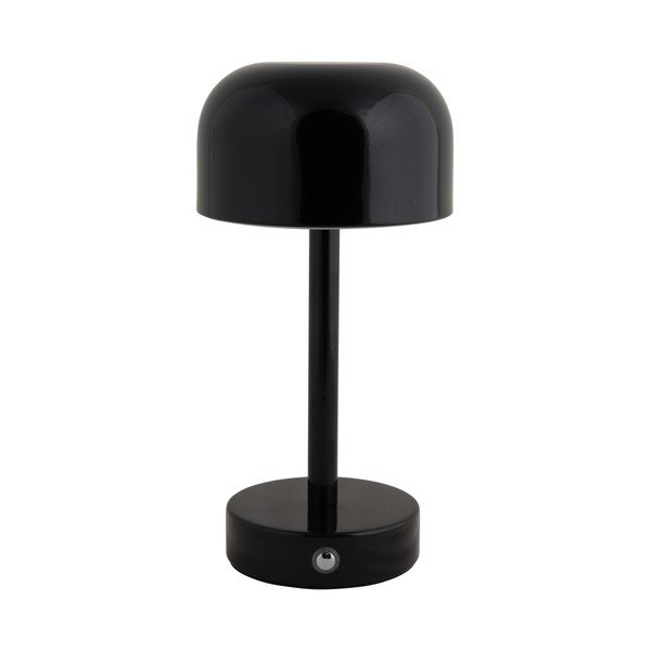 Stalinis šviestuvas juodos spalvos LED (aukštis 24,5 cm) su metaliniu gaubtu James – Leitmotiv