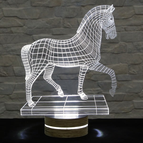 3D stalinis šviestuvas "Big Horse