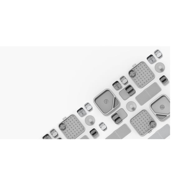 Pilkas stovas popieriniams rankšluosčiams Joseph Joseph Duo-image-4