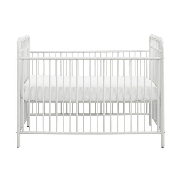 Iš metalo vaikiška lovelė baltos spalvos 70x140 cm Monarch Hill – Støraa-image-2
