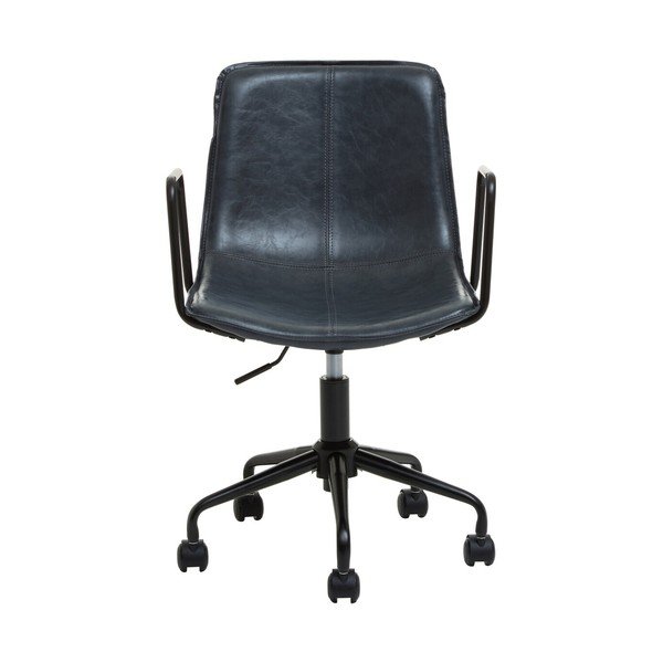 Tamsiai pilkos spalvos iš dirbtinės odos biuro kėdė Branson – Premier Housewares-image-2