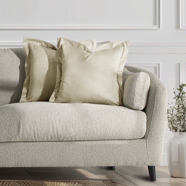 2 kreminių pagalvės užvalkalų rinkinys AmeliaHome, 45 x 45 cm-image-1