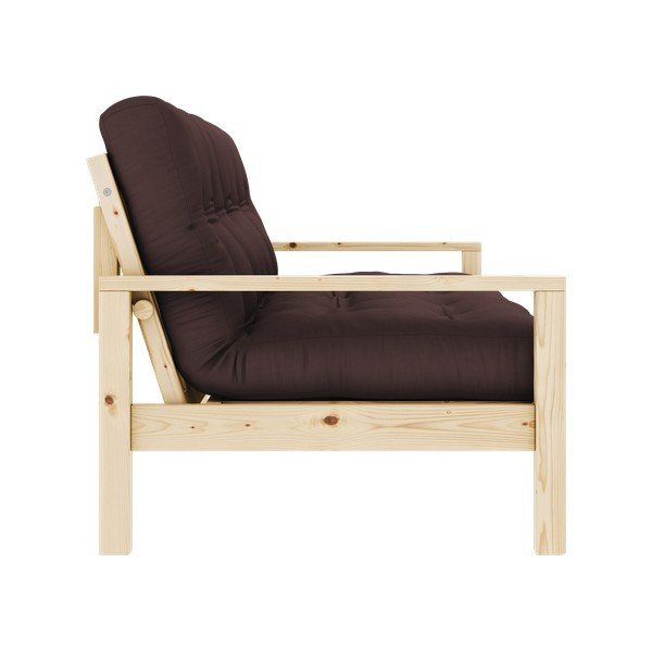 Sulankstoma sofa tamsiai rudos spalvos 205 cm Knob – Karup Design-image-4