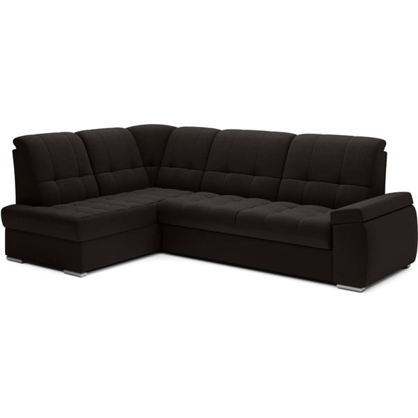 Rudos spalvos sulankstoma/su sandėliavimo vieta kampinė sofa (su kairiuoju kampu/„L“ formos) Sado – ELTAP-image-2