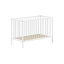 Vaikiška lova iš pušies masyvo baltos spalvos 60x120 cm DINO – Vipack