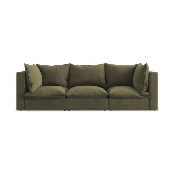 Khaki spalvos sofa 255 cm Manao – Makamii