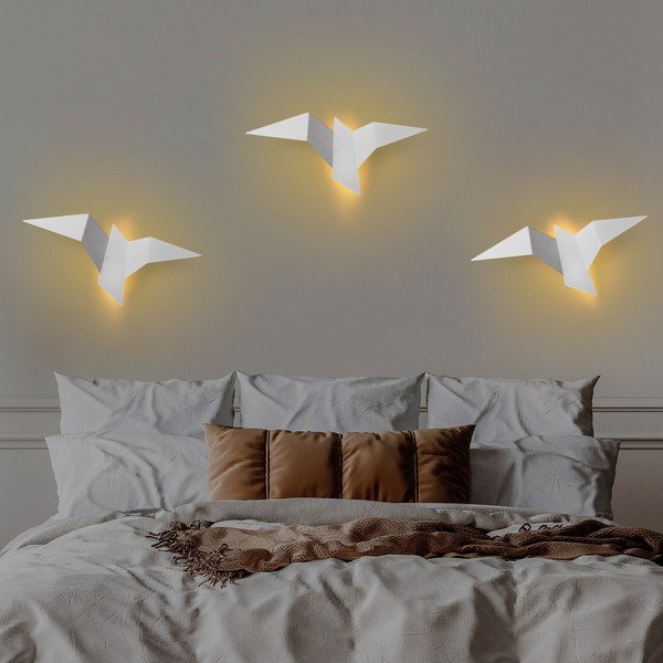 Baltos spalvos sieninė lempa LED Pacali – Opviq lights-image-1