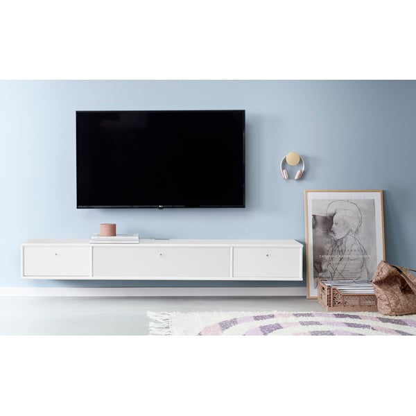 TV spintelė baltos spalvos 176x22 cm Mistral – Hammel Furniture-image-1