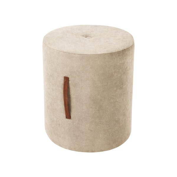 Smėlio spalvos pufas Kooko Home Motion, ø 40 cm-image-2
