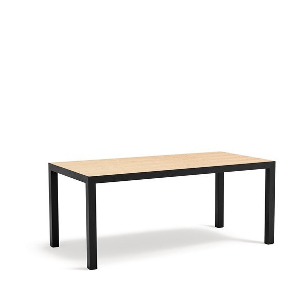 Valgomojo stalas su ąžuolo masyvo stalviršiu 75x180 cm Alma – Teulat-image-2