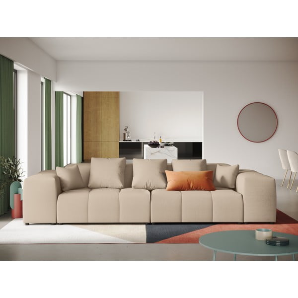 Smėlio spalvos sofa 320 cm Rome - Cosmopolitan Design-image-1