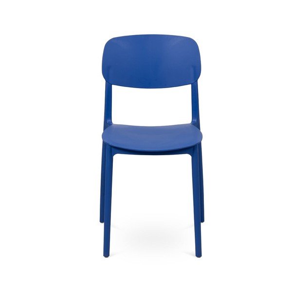 Mėlynos spalvos plastikinė sodo kėdė Hébé – Bonami Essentials-image-2