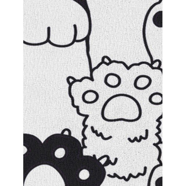 Vaikiškas kilimas juodos ir baltos spalvos 100x140 cm Happy Paws – Oyo Concept-image-3