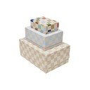 Iš kartono vaikiškos daiktadėžės 3 vnt. 31x22x14 cm Mana – OYOY Mini