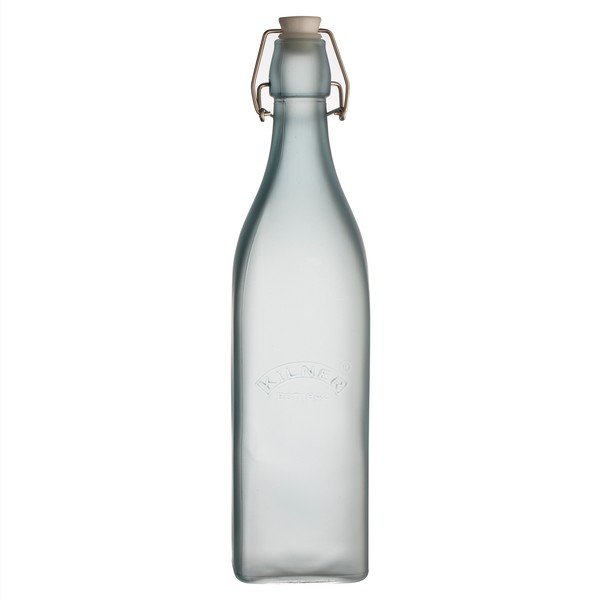 Mėlynas pieno butelis su Kilnerio spaustuku, 1,0 l