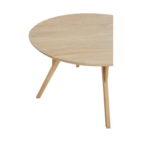 Iš mango masyvo apvalios formos valgomojo stalas ø 120 cm Quenza – Light & Living-image-3