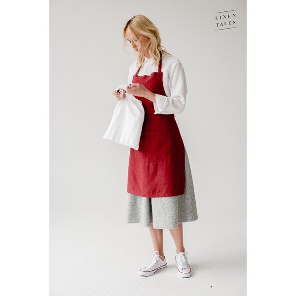 Lininė prijuostė Linen Tales Daily Apron, 80 x 55 cm-image-3