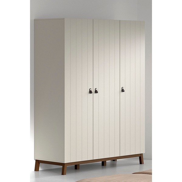 Smėlio spalvos vaikiška spinta 149x196x58 cm Sezane – Vipack-image-1
