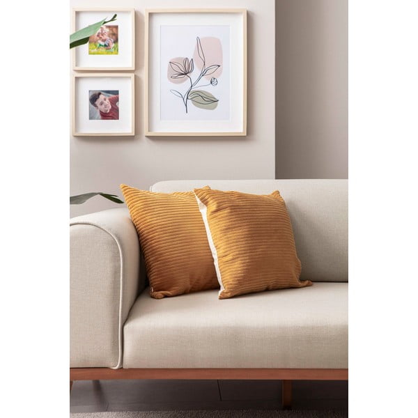Iš kordinio velveto dekoratyviniai pagalvių užvalkalai 2 vnt. 43x43 cm – Mioli Decor-image-3