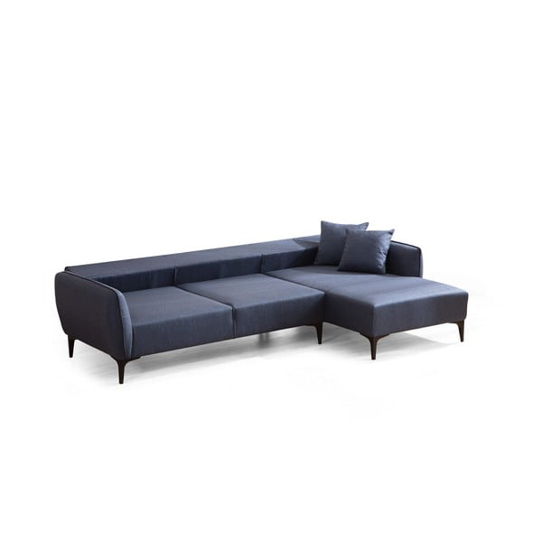 Mėlyna kampinė sofa  Belissimo, dešinysis kampas – Balcab Home-image-2