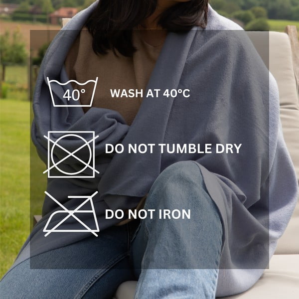 Ruda fleece tipo antklodė ir pledas 130x160 cm Riso – Tiseco Home Studio-image-1