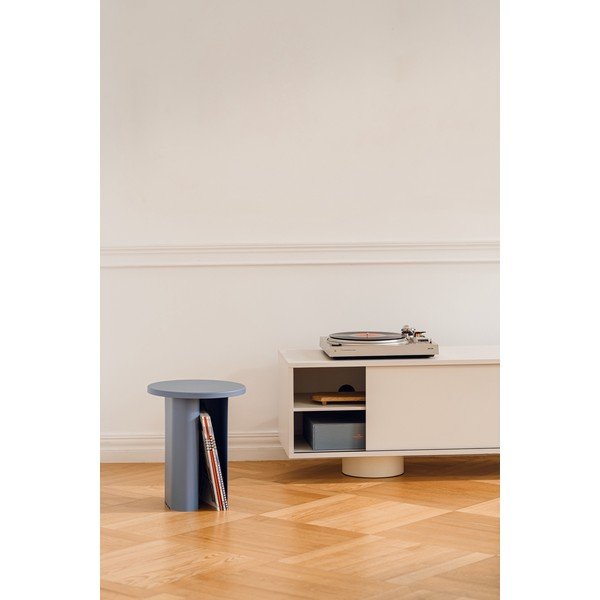 Iš metalo apvalios formos šoninis stalas ø 35 cm Sato – noo.ma-image-1