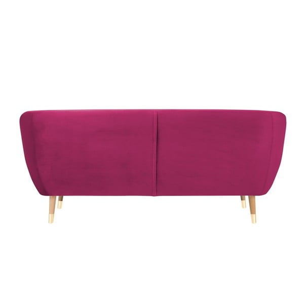 Rožinė trijų vietų sofa Mazzini Sofos Amelie-image-2