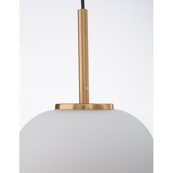 Baltos spalvos/žalvario spalvos iš stiklo kabantis šviestuvas ø 22 cm Lato – Nova Luce-image-2