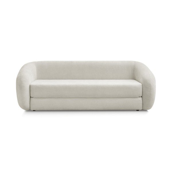 Smėlio spalvos sulankstoma sofa iš šenilinio audinio 228 cm Neyo – Bobochic Paris