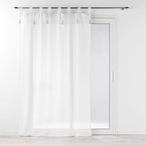 Baltos spalvos permatoma užuolaida 140x240 cm Dalila – douceur d'intérieur