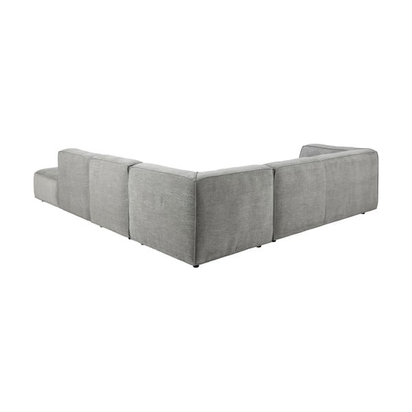 Šviesiai pilka modulinė kampinė sofa Bonami Selection Fairfield, 266 cm, kampas dešinėje-image-4