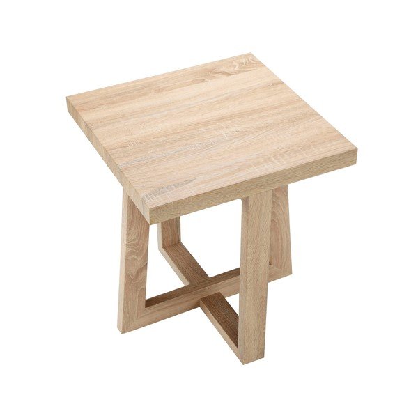 Ąžuolo dekoro šoninis staliukas Støraa Sloan-image-1