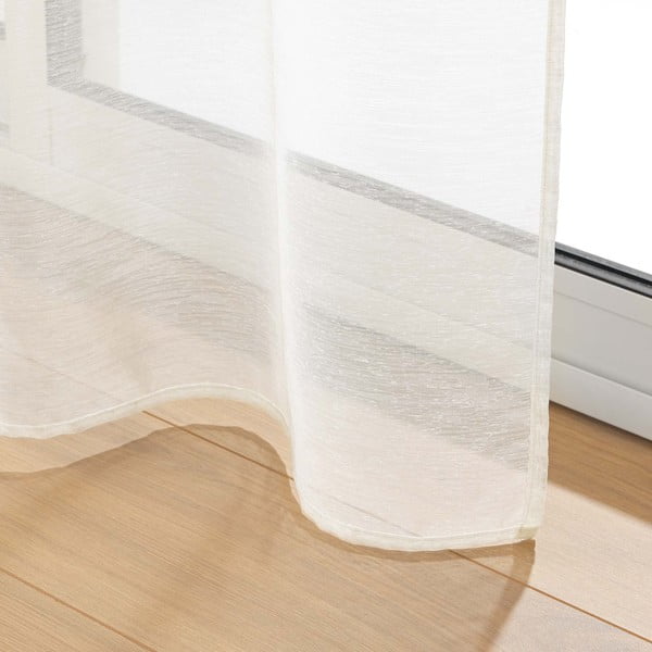 Permatoma užuolaida kreminės spalvos 140x240 cm Lissea – douceur d'intérieur-image-4