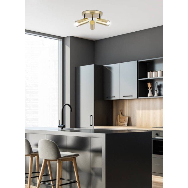 Auksinės spalvos iš metalo taškinis šviestuvas Colly – Candellux Lighting-image-1