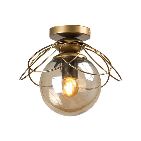 Aukso spalvos lubinis šviestuvas Alaca - Squid Lighting