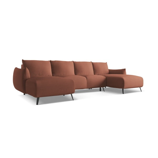 Rožinės spalvos kampinė sofa Malie – Makamii-image-3