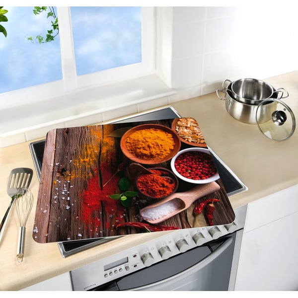 Stiklinis viryklės dangtis Wenko Spice, 50 x 56 cm-image-2