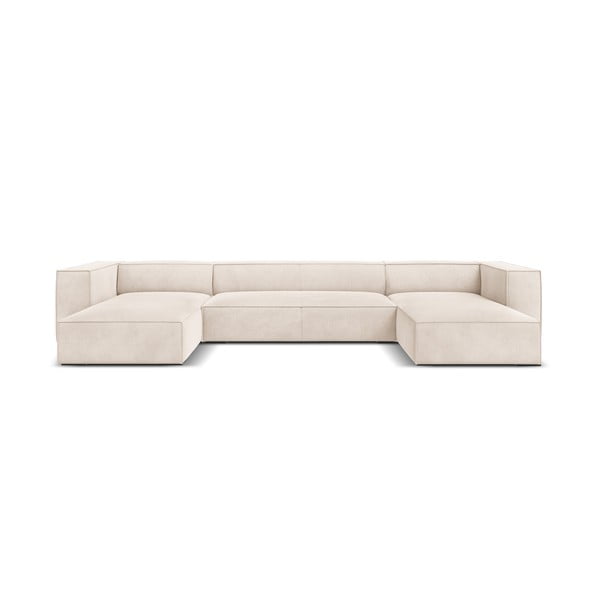 Kreminė kampinė sofa (U formos) Madame - Windsor & Co Sofas